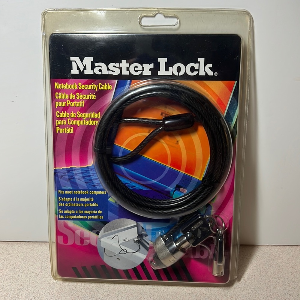 Master Lock Notebook security cable